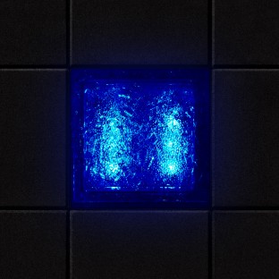 Светодиодная брусчатка Люмбрус LED Crystal 50x50 мм синяя IP69K