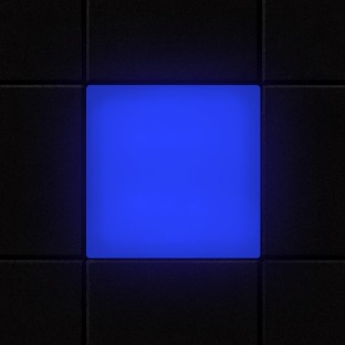 Светодиодная брусчатка Люмбрус LED Brick 50x50 мм синяя IP68