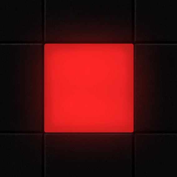 Светодиодная брусчатка Люмбрус LED Brick 50x50 мм красная IP68
