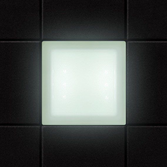Светодиодная брусчатка Люмбрус LED City 100x100 мм белая IP68