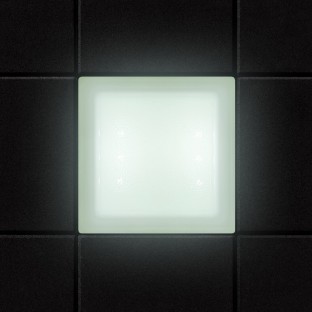 Светодиодная брусчатка Люмбрус LED City 100x100 мм белая IP68