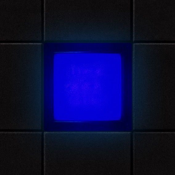 Светодиодная брусчатка Люмбрус LED City 100x100 мм синяя IP68