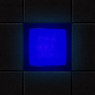 Светодиодная брусчатка Люмбрус LED City 100x100 мм синяя IP68