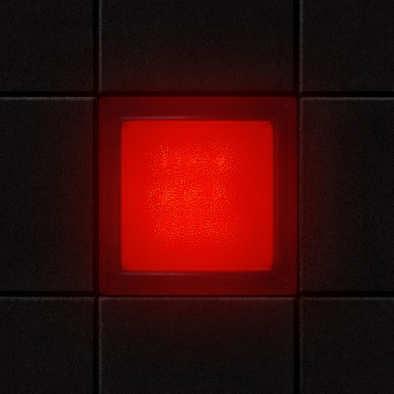 Светодиодная брусчатка Люмбрус LED City 100x100 мм красная IP68