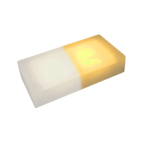 Светодиодная брусчатка 200x100x40 мм. двухцветная белый-жёлтый IP68 купить в интернет-магазине
