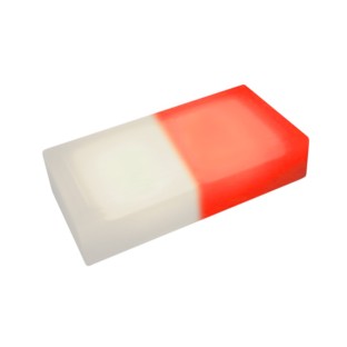 Светодиодная брусчатка 200x100x40 мм. двухцветная белый-красный IP68