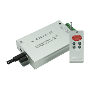 Аудио-контроллер RGB 12V 144 Вт / 24V 288 Вт с радиопультом ДУ