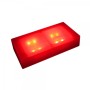 Светодиодная брусчатка 200x100x60 мм. одноцветная красная IP68 купить в интернет-магазине