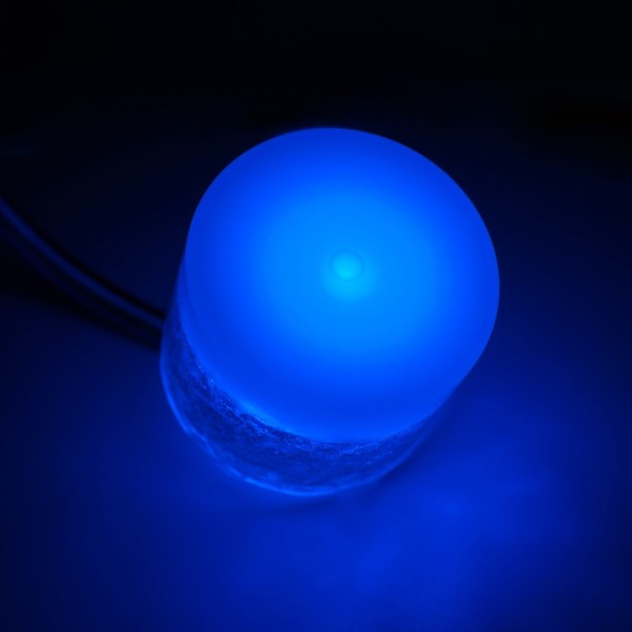 Грунтовый светильник Ground Spot 50x40 мм. одноцветный синий IP68