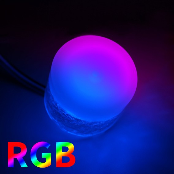 Грунтовый светильник Ground Spot 50x40 мм. разноцветный RGB IP68