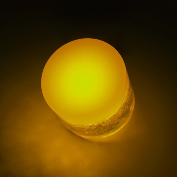 Грунтовый светильник Ground Spot 50x60 мм. одноцветный жёлтый IP68