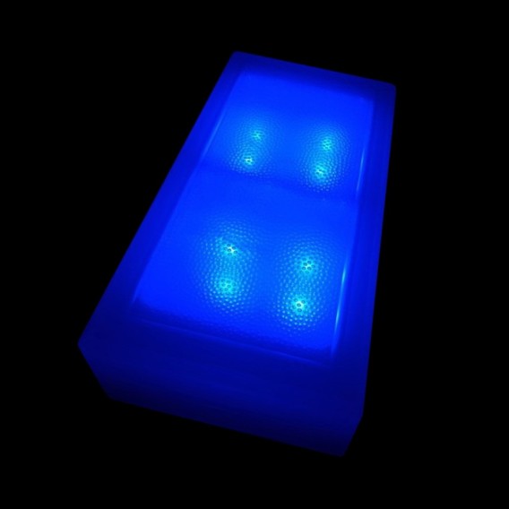 Светодиодная брусчатка Люмбрус LED Brick 100x200 мм синяя IP68