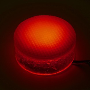 Грунтовый светильник Ground Spot 80x60 мм. одноцветный красный IP68