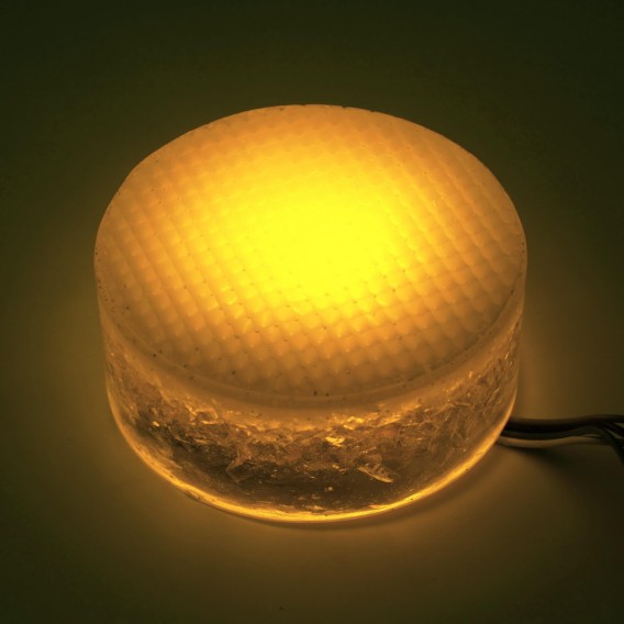 Грунтовый светильник Люмбрус LED Spot круглый 80 мм многоцветный RGB IP68