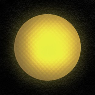Грунтовый светильник Люмбрус LED Spot круглый 100 мм жёлтый IP68