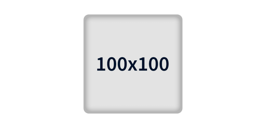 100x100 мм